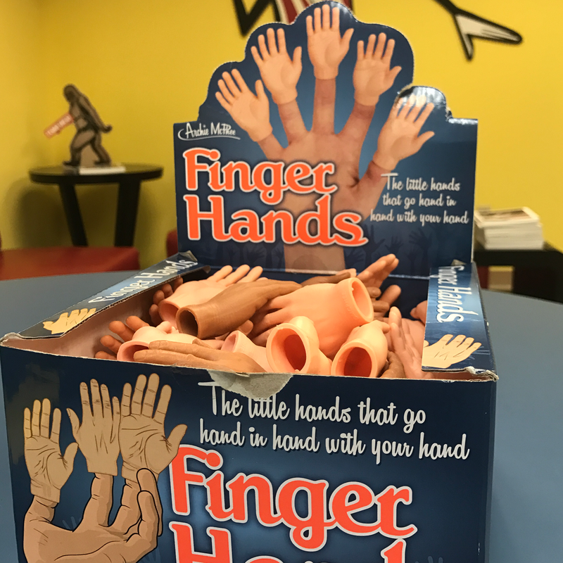 box of finger hands