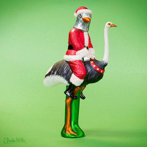 Christmas and Archie McPhee It's Santa wearing a Pigeon Mask