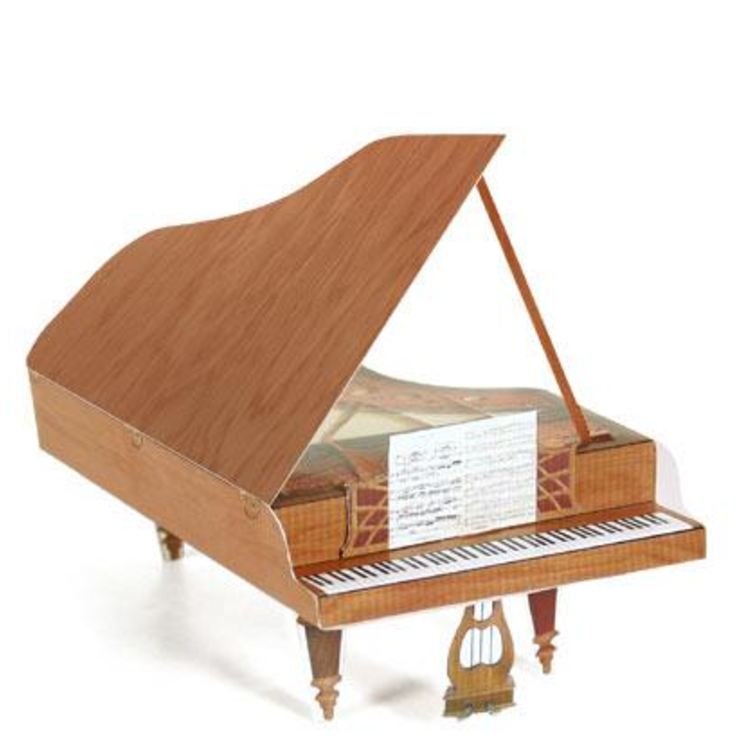 papercraft piano