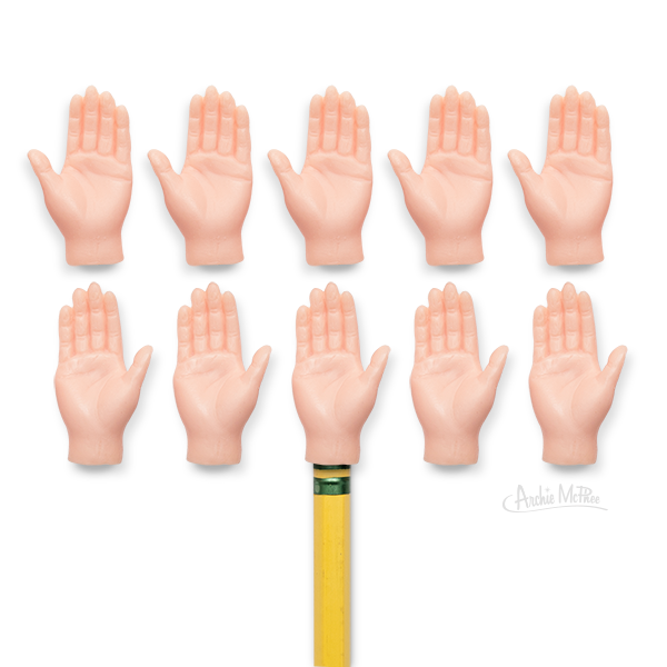 Finger Hands For Finger Hands - Light Skin Tone - Set of 10