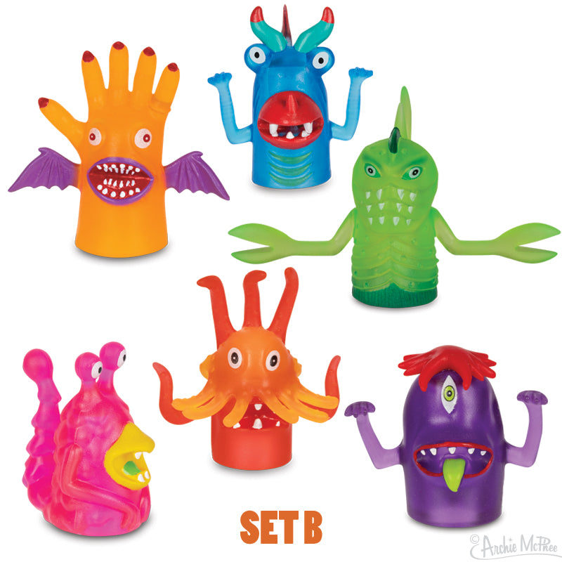Set B - Six Fantastic Finger Monsters