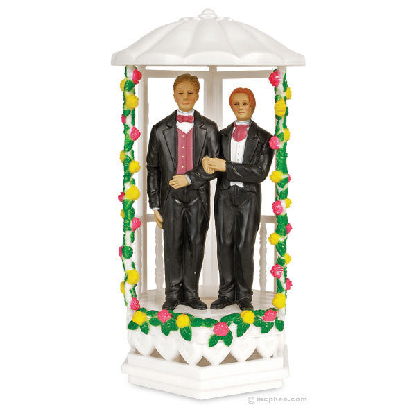 Two Grooms Cake Topper