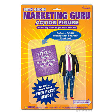 Seth Godin Marketing Guru action figure in package