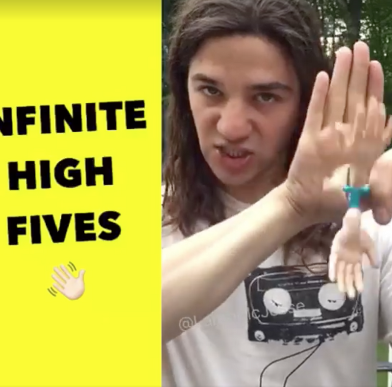 Infinite high fives
