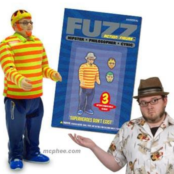 Fuzz and his action figure