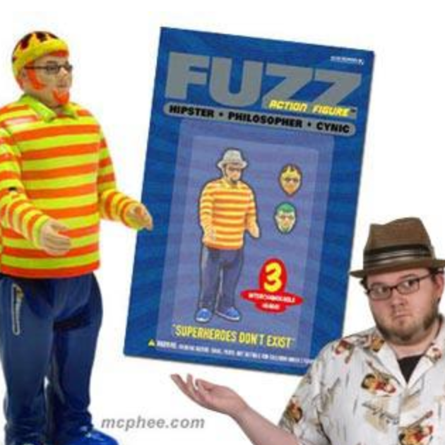 Fuzz with Fuzz action figure