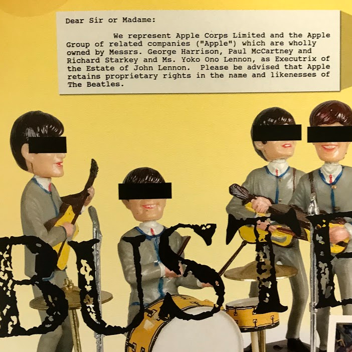 toy band with obscured eyes