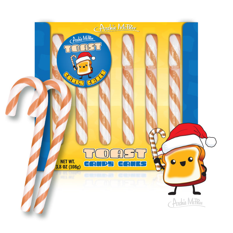 Toast Candy Canes – Archie McPhee