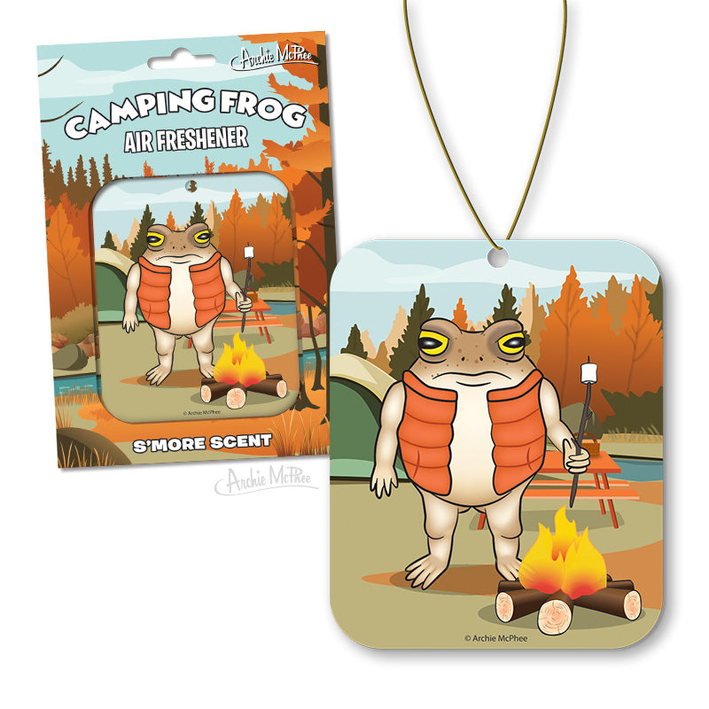 Camping Frog Air Freshener