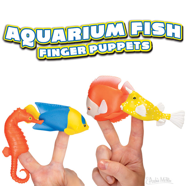 Use Aquarium Fish Finger Puppets to adorn your fingers, transforming them into lively aquatic toys.