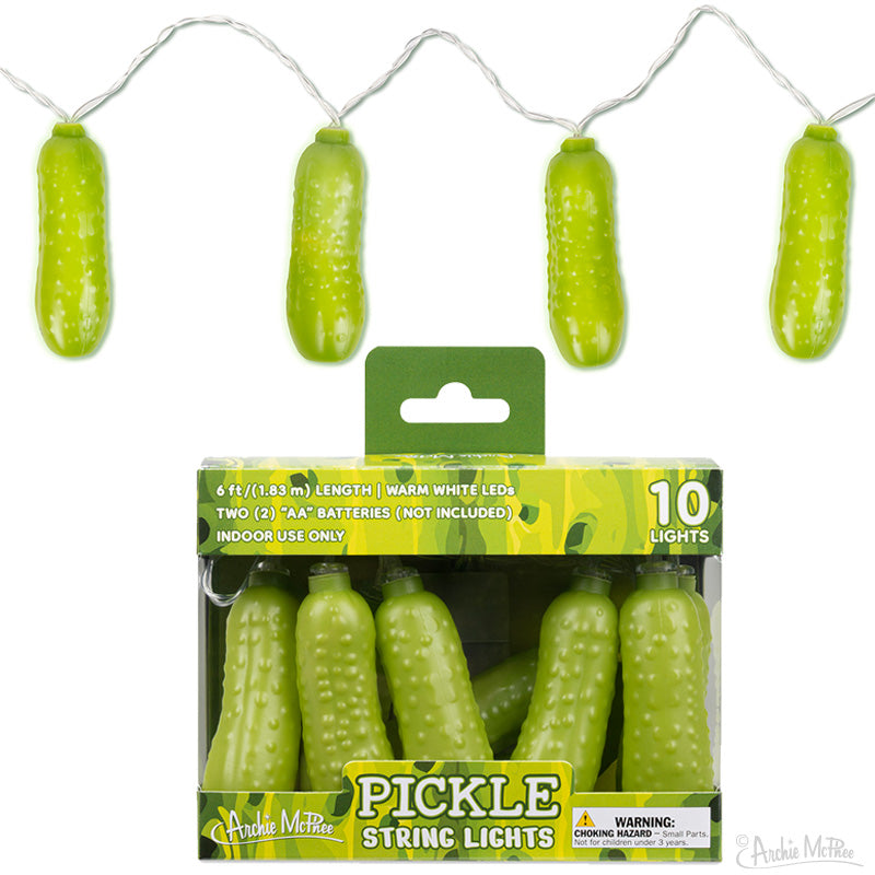 cucumber1102  Pickle String Lights – Archie McPhee
