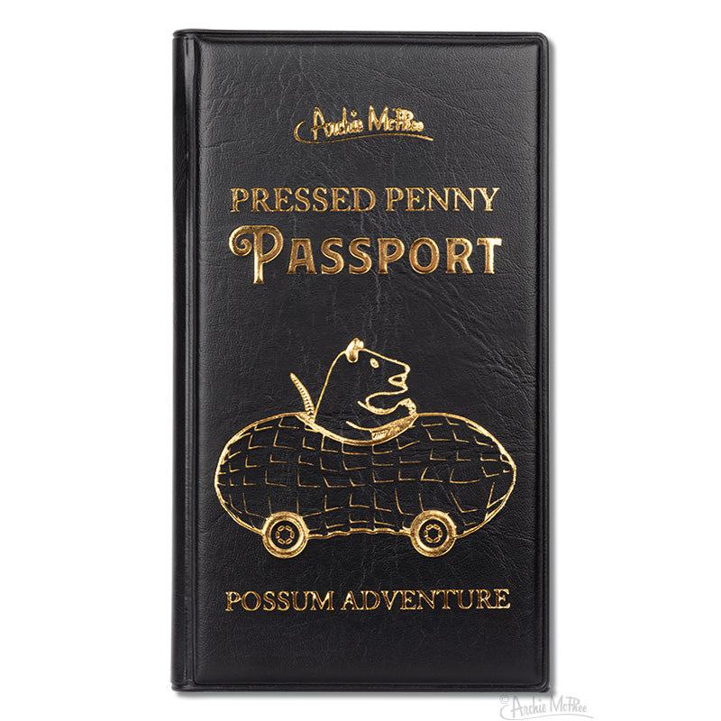 Possum in a Peanut Pressed Penny Passport – Archie McPhee