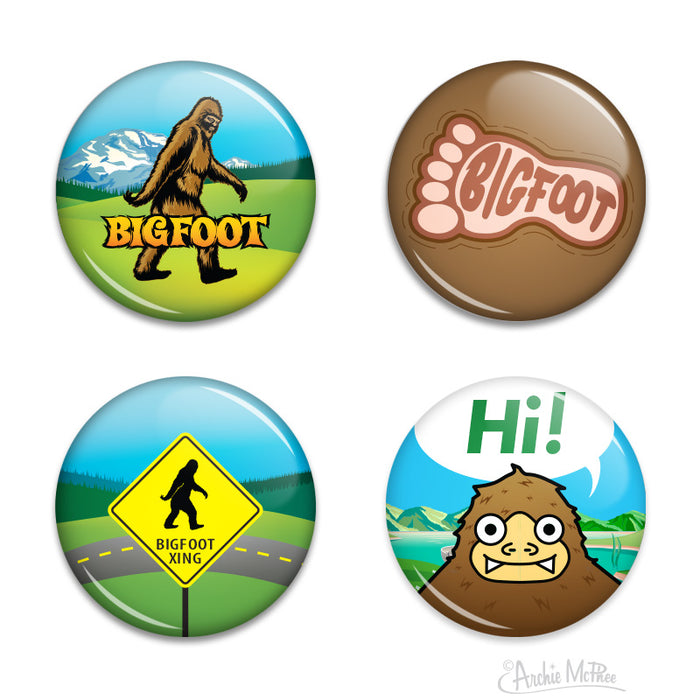 Bigfoot Buttons