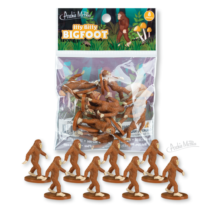 Itty Bitty Bigfoot - Bag of 8