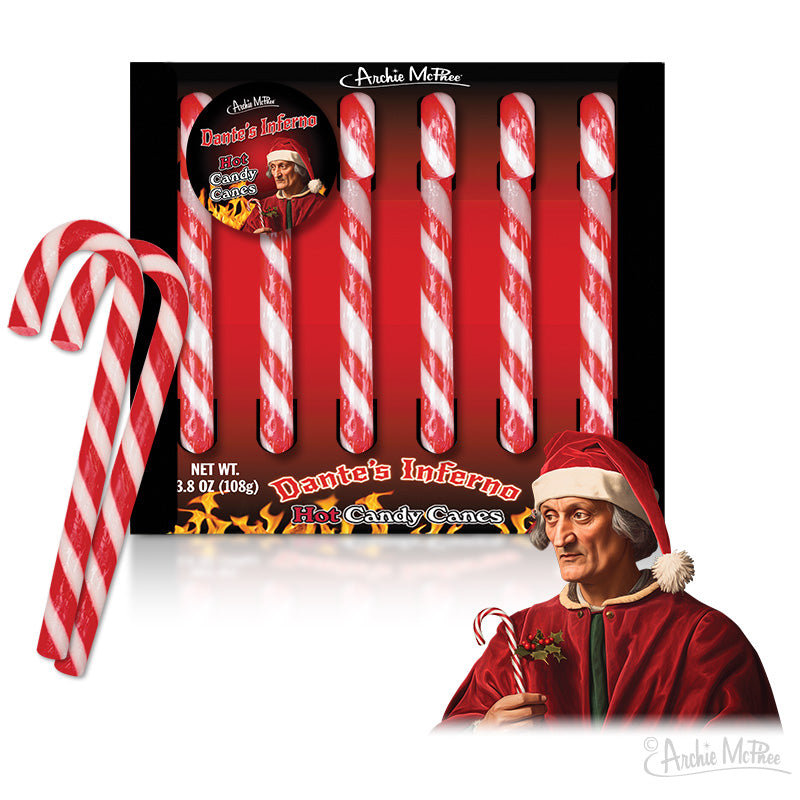 Dante's Inferno Candy Canes