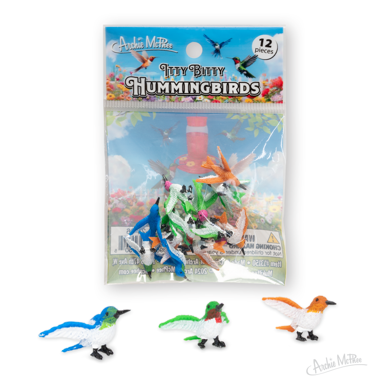 Itty Bitty Hummingbirds - Bag of 12 – Archie McPhee