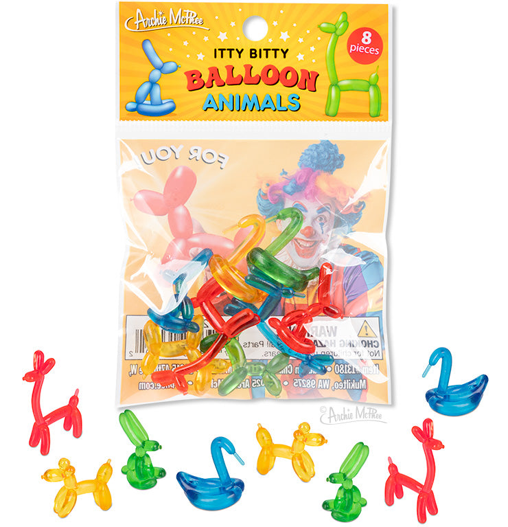 Itty Bitty Balloon Animals - Bag of 8 – Archie McPhee