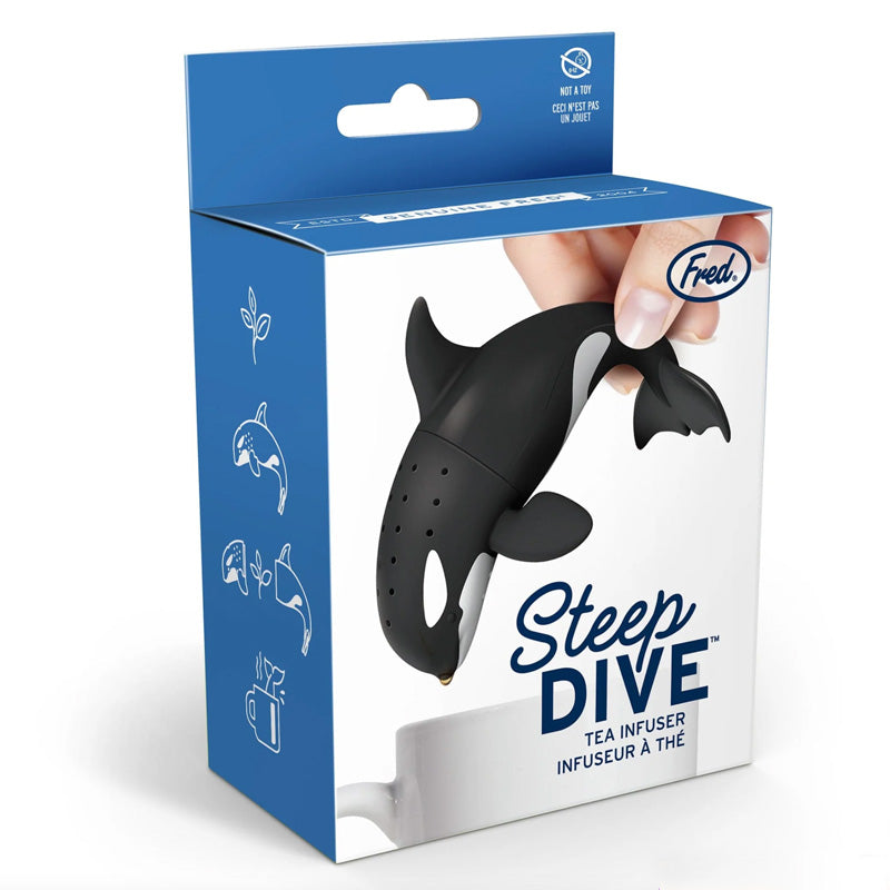 Archie McPhee Steep Dive Orca Tea Infuser - Thumbnail 3