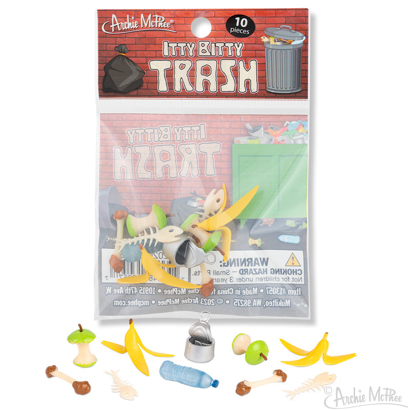 Itty Bitty Trash - Bag of 10 – Archie McPhee