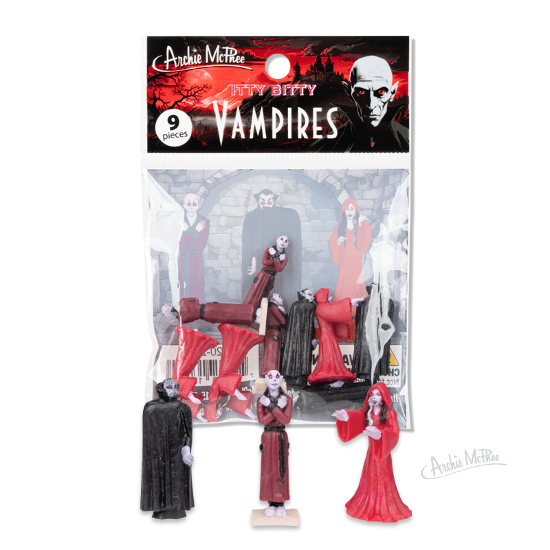 Itty Bitty Vampires - Bag of 9 – Archie McPhee