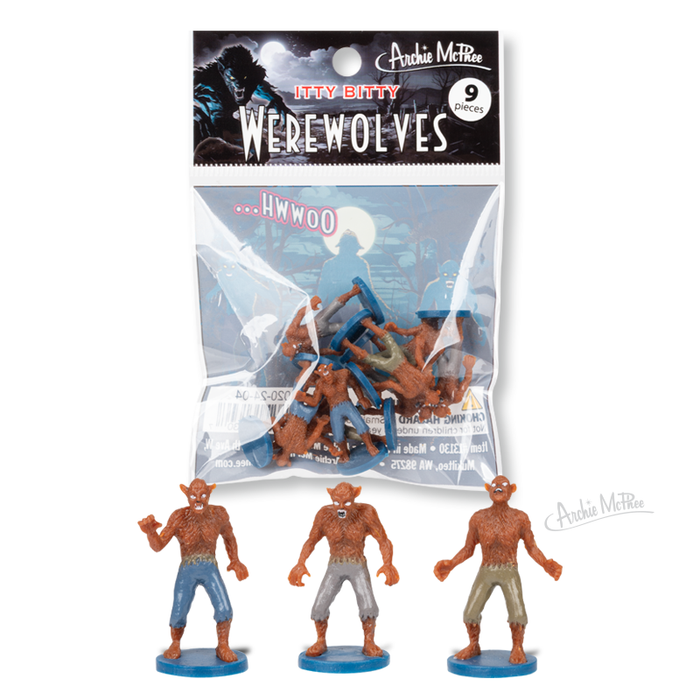 Itty Bitty Werewolves - Bag of 9