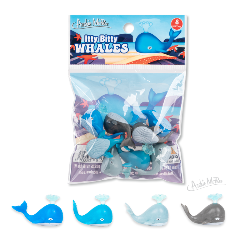 Itty Bitty Whales - Bag of 8 – Archie McPhee