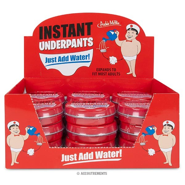 Uh Oh Emergency Underpants Underwear - Novelty Fun Gag Gift