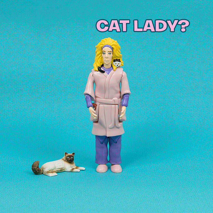 Crazy cat best sale lady action figure