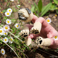 Handipug - Pug Finger Puppet
