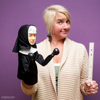 The Punching Nun Puppet