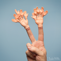 Finger Hands For Finger Hands - Light Skin Tone - Set of 10