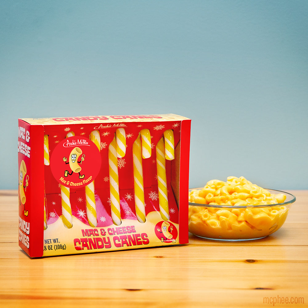 Mac & Cheese Candy Canes – Archie McPhee