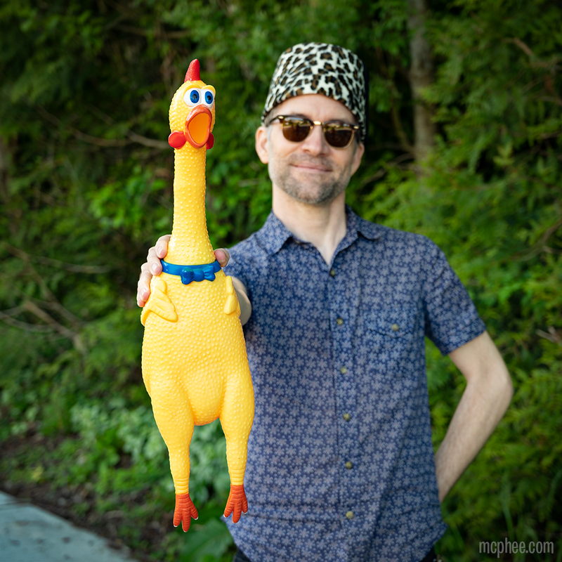 Biggest and Loudest Rubber Chicken Archie McPhee