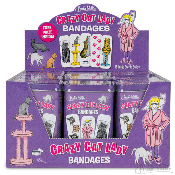 Crazy Cat Lady® Bandages - Bulk Box