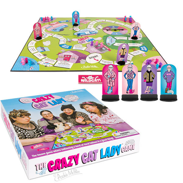 Crazy Cat Lady Board Game - Archie McPhee & Co.