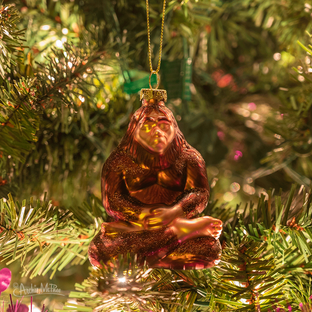 Enlightened Bigfoot Ornament