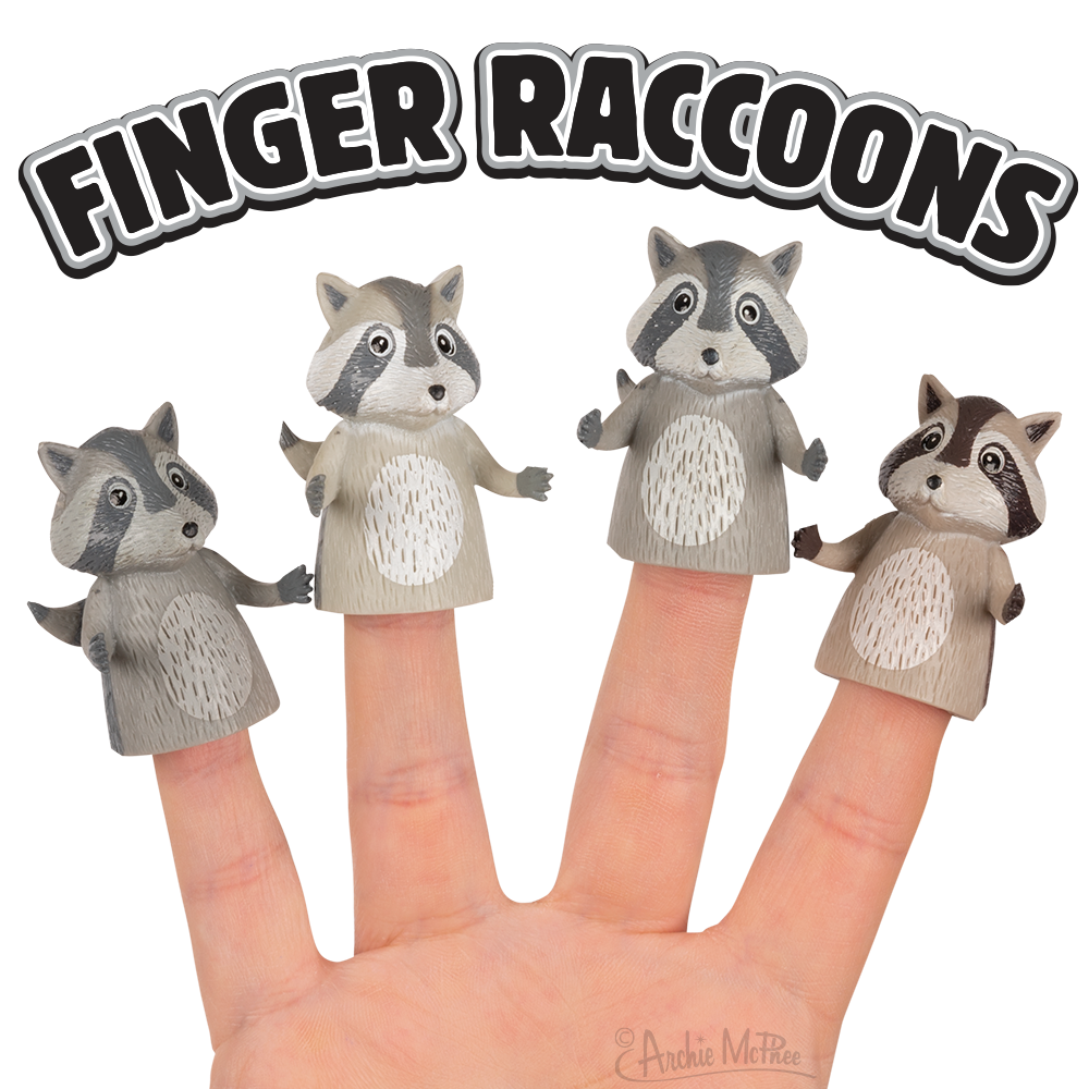 Finger Raccoons - Bulk Box