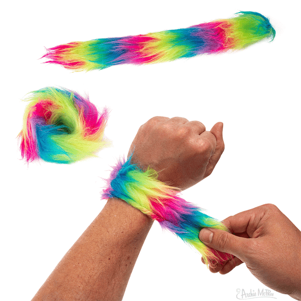 Rainbow Slap Bracelets - Set of 2