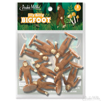 eight itty bitty bigfoot in a plastic bag