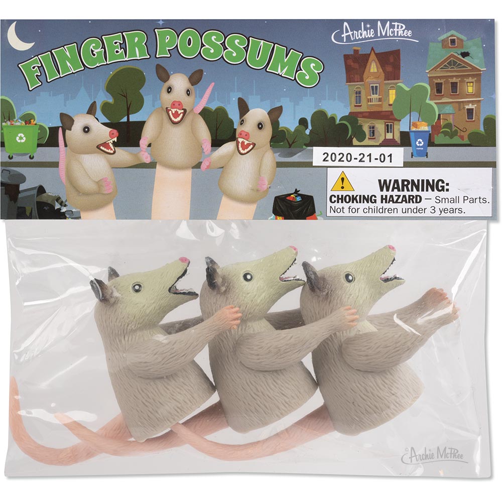 Finger Possums - Set of 3 Possum Finger Puppets
