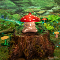 Meditating Mushroom Ornament