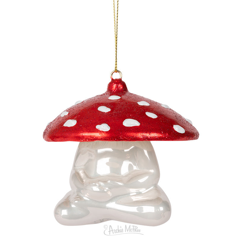Meditating Mushroom Ornament Archie - Thumbnail 4