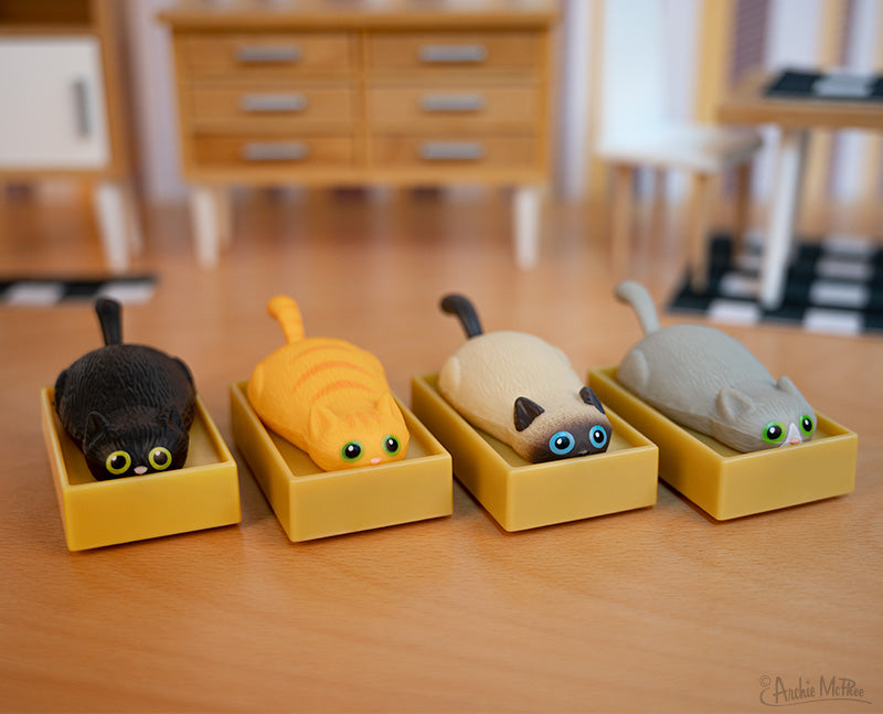 Racing Cats in Boxes - Set of 4 – Archie McPhee
