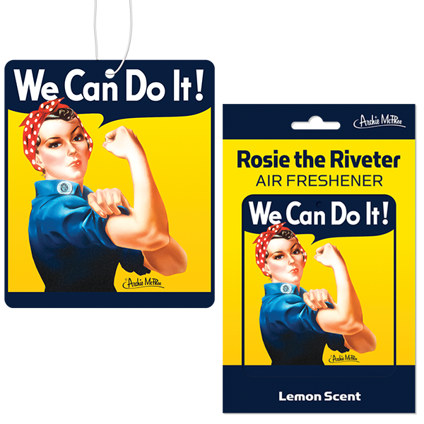 Rosie the Riveter Air Freshener – Archie McPhee