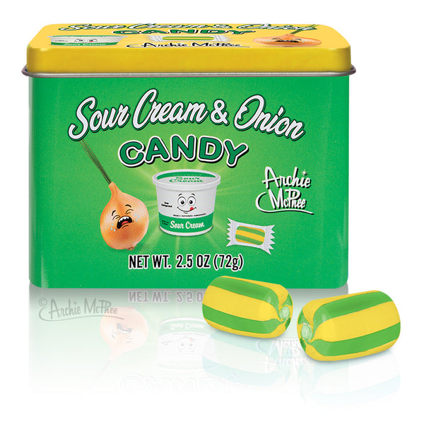 Sour Cream & Onion Candy in Tin