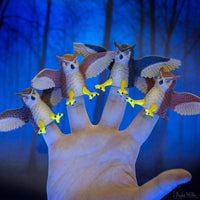 Finger Owls - Set of 4 Owl Finger Puppets