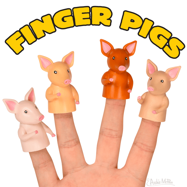 Finger Pigs - Set of 4