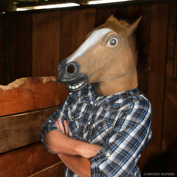 tilstrækkelig Oberst Samarbejde Horse Head Mask - The original Archie McPhee Horse Mask