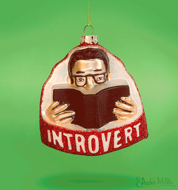 Archie McPhee Introvert Ornament - Thumbnail 2