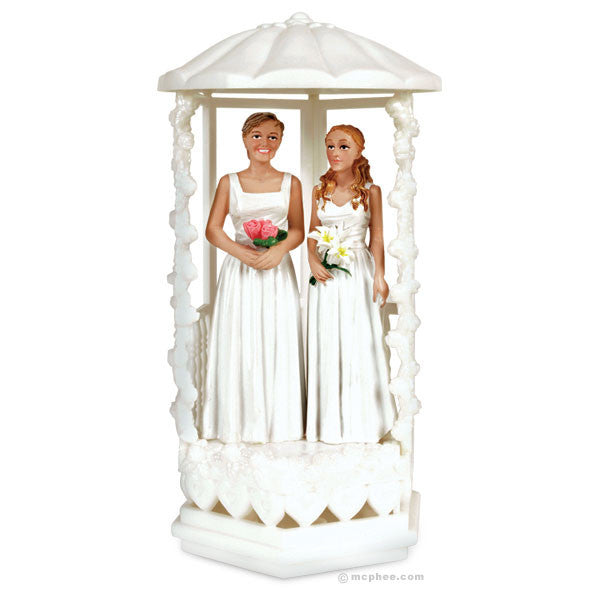 Two Brides Cake Topper